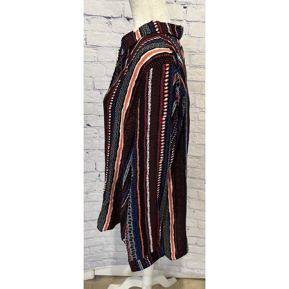 Big Dart Shirt Womens UK 24 Multi color Button Up XXXL - Picture 2 of 5